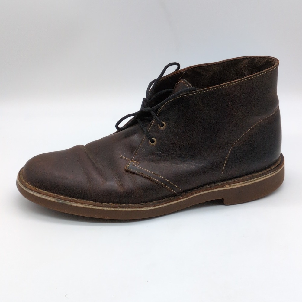 Clarks Shoes Mens Brown 10 Chukka Boots Leather Ankle Lace Up 60985645